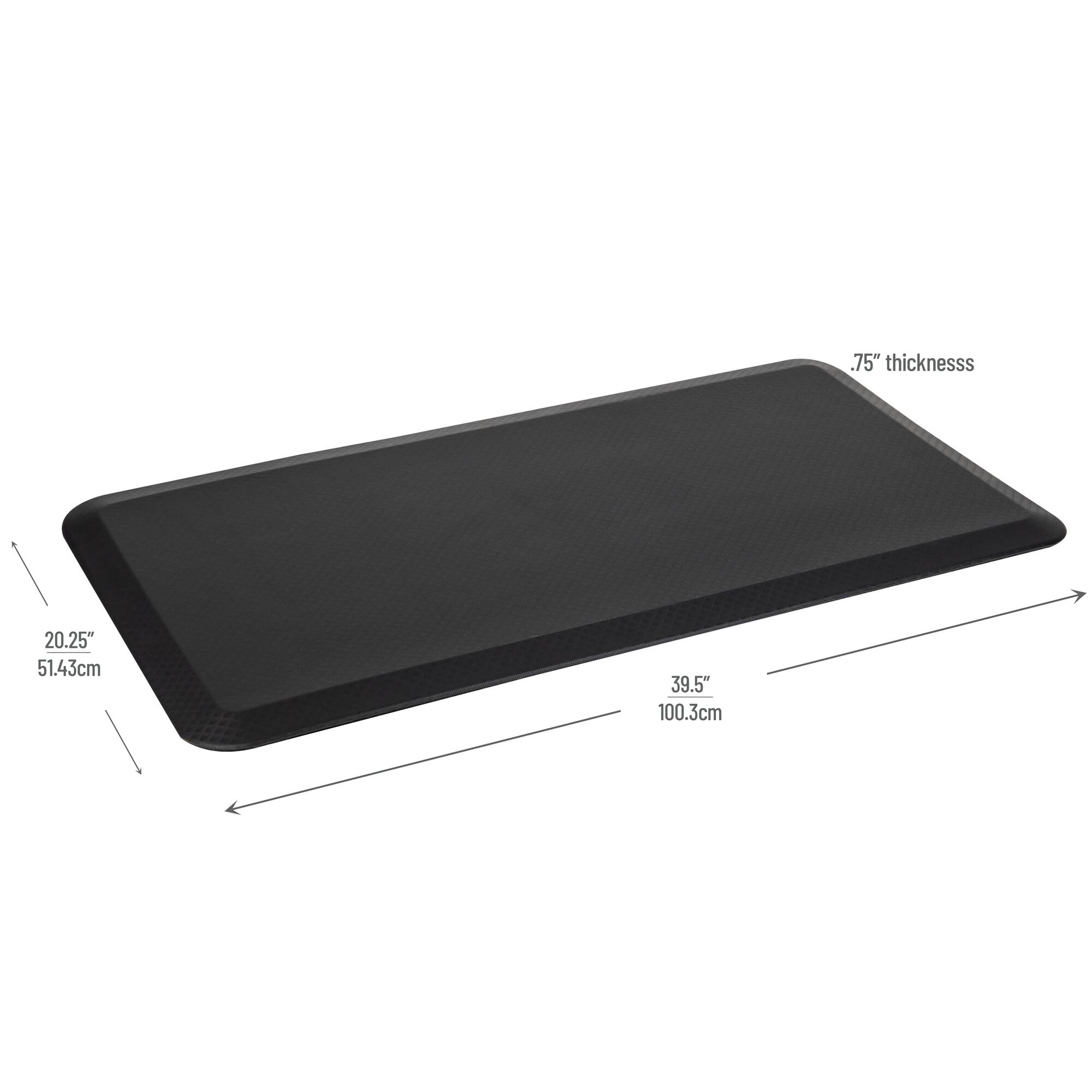 Mind Reader 9-to-5 Collection Anti-Fatigue Mat for Kitchen & Office